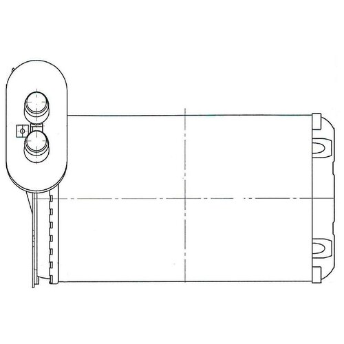  LUZAR LRH1831 Радиатор отоп. для а/м Volksvwagen Golf III (9