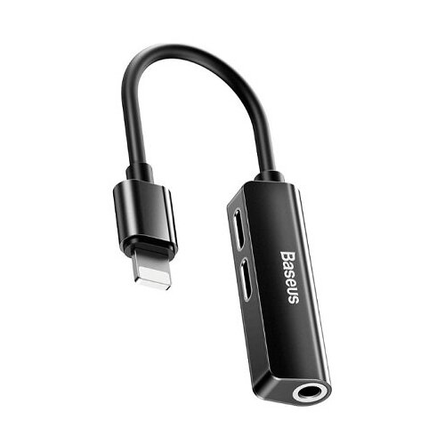 Аудио-переходник Baseus 3-in-1 iP Male to Dual iP ＆ 3.5mm Female Adapter L52
