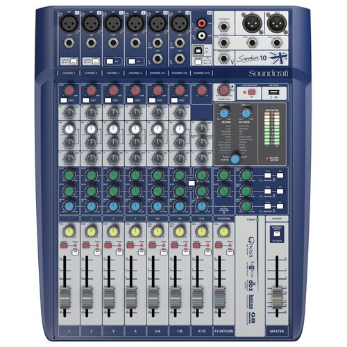 Микшерные пульты  Яндекс Маркет Soundcraft Signature 10 аналоговый 10-канальный микшер