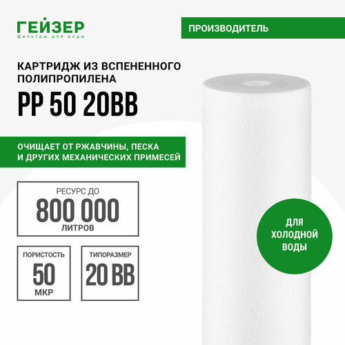 Гейзер Картридж PP 50 BB20 28250, 1 уп, 1 шт.