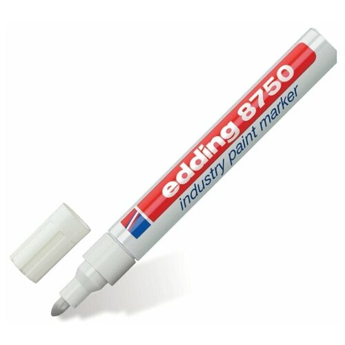 Маркер-краска лаковый (paint marker) EDDING 8750, желтый, 2-