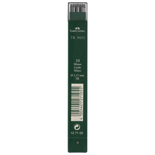  Грифели для цанговых карандашей Faber-Castell TK 9071, 10ш