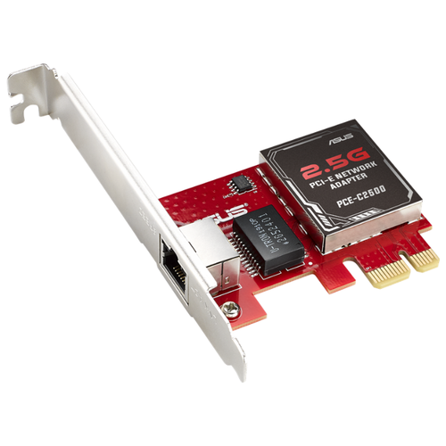 Сетевой адаптер Gigabit Ethernet ASUS PCE-C2500 PCI Express