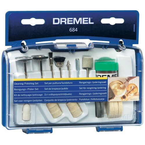 Набор оснастки для чистки 20 предметов Dremel