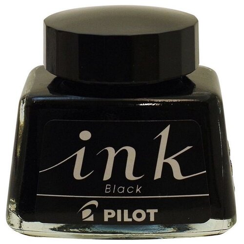  Чернила для ручек Pilot INK-30 (30мл, черные) стекл.флакон, 