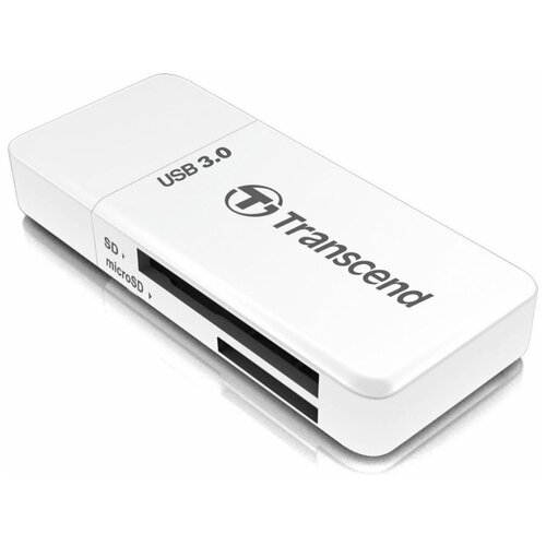 Устройства для чтения карт памяти Кардридер Transcend RDF5 белый