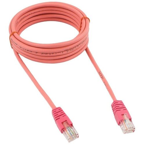 Сетевой кабель Gembird Cablexpert UTP cat.5e 3m Pink