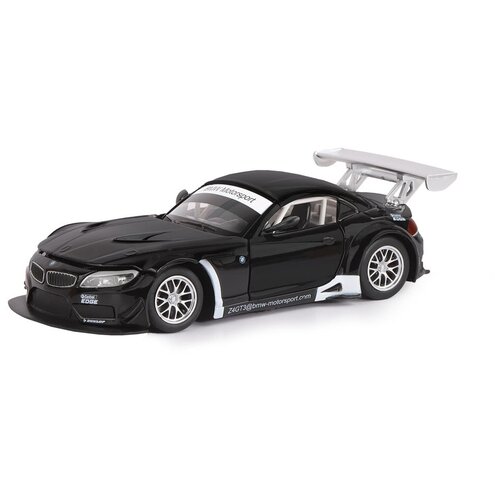 Машинка металлическая Автопанорама 1:24 BMW Z4 GT3, черный