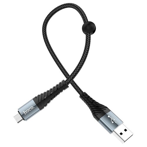 USB Кабель Micro, HOCO, X38, 25см, черный