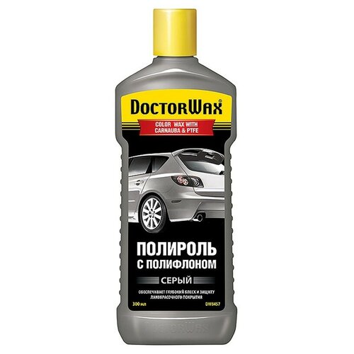 DoctorWax полироль для кузова с полифлоном DW8457 серый, 0.3 кг, 0.3