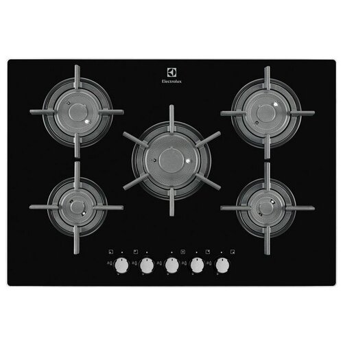 Варочные панели Газовая варочная панель Electrolux EGT 97657 NK, чёрный