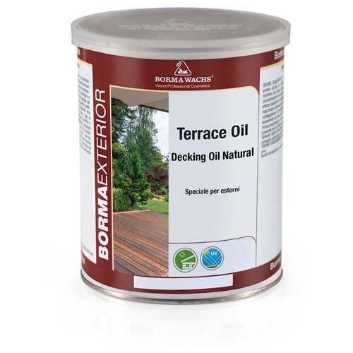 Цветное масло для террас Borma Terrace Oil - Decking Oil Nat