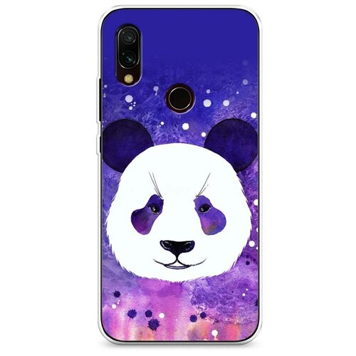 Силиконовый чехол Панда арт 3 на Xiaomi Redmi 7 / Сяоми Ре