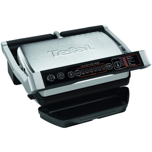 Гриль Tefal Optigrill GC706D34, нержавеющая сталь/черный