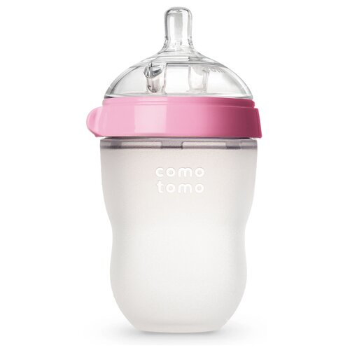 Comotomo Бутылочка Natural-Feel Baby Bottle, 250 мл, с рождения,