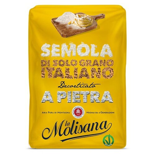 Мука LA MOLISANA Semolina из твердых сортов пшеницы 1 кг