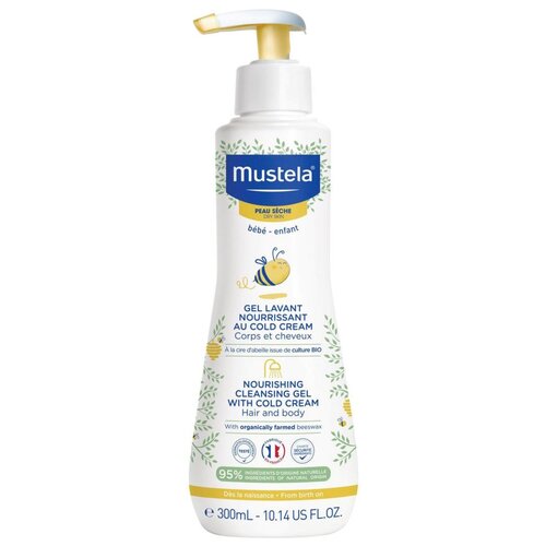 Гель для купания MUSTELA Bebe питательный с кольд-кремом, 30