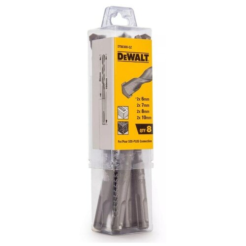 Набор буров INDUSTRIAL SDS+ 8 шт. в тубе DEWALT DT60300