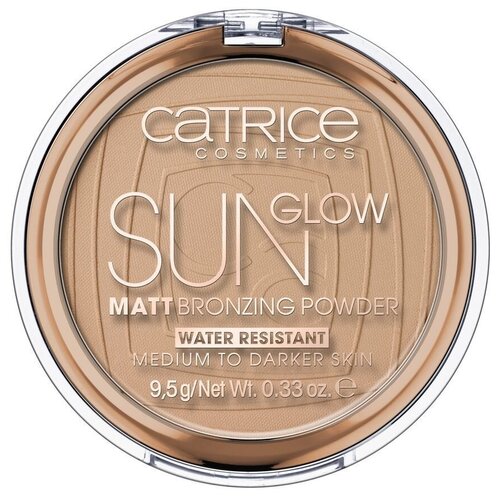 CATRICE Sun Glow Matt Bronzing Powder пудра компактная с эффектом загара