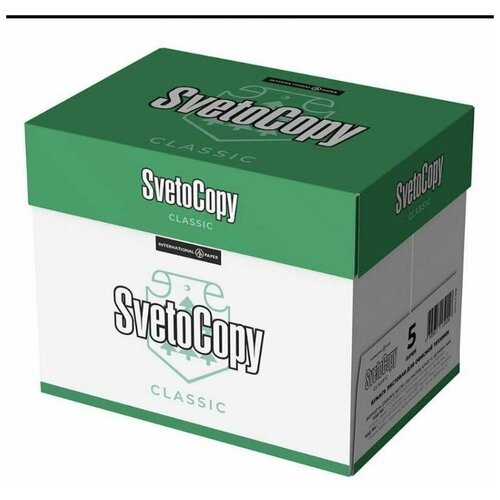 Бумага A4 500 шт. SvetoCopy Classic белая 5 пачек