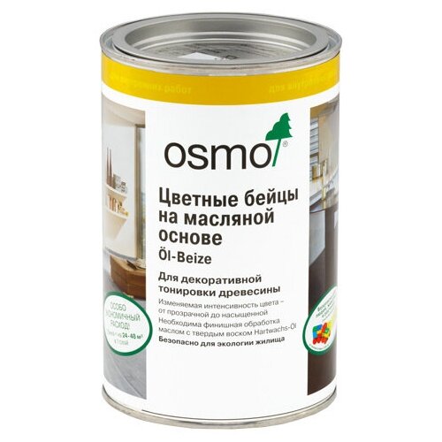 Цветные бейцы на масляной основе OSMO Öl Beize (3519 Натуральный, 1.0