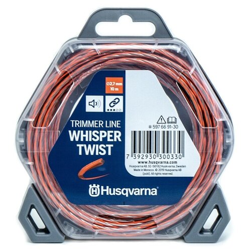 Леска Husqvarna Whisper Twist 2.7 мм 10 м 2.7