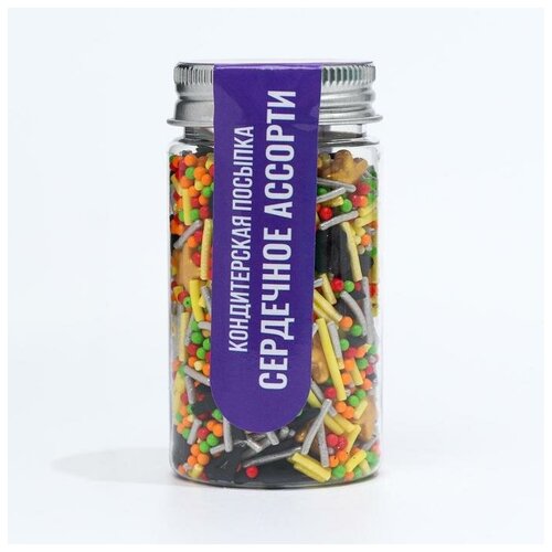 Кондитерская посыпка «Сердечное ассорти», 50 г
