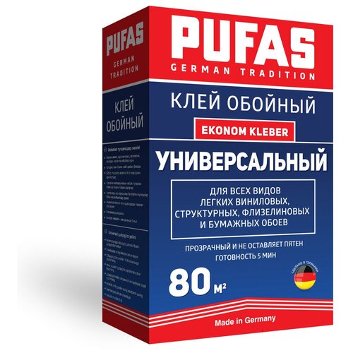 Клей для обоев  Яндекс Маркет PUFAS клей универсальный 80м2 525г