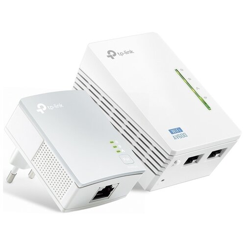 Сетевые адаптеры Wi-Fi+Powerline адаптер TP-LINK TL-WPA4220KIT,