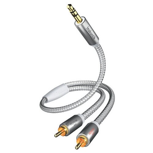 Межблочный аудио кабель In-akustik Premium MP3, 3.5 mm 2RCA,