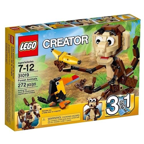 Конструктор LEGO Creator 31019 Забавные животные, 272