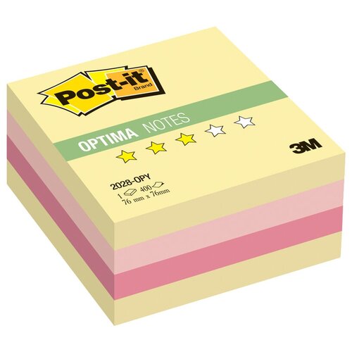 Post-it Блок-кубик Optima, 76х76 мм, 400 штук (2028) осень
