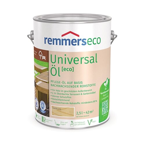 Масло Remmers Universal-OL [eco], бесцветный, 2.5 л