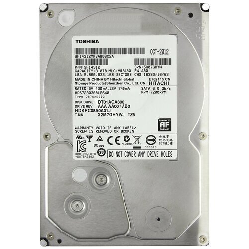 Toshiba 3 TB DT01ACA300