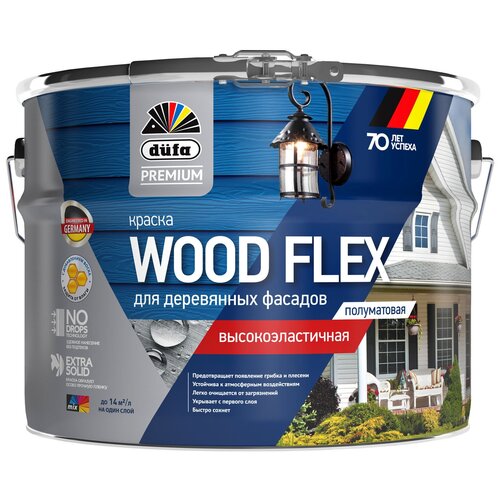 Краска акриловая Dufa Premium Woodflex для деревянных фасадов влагостойкая