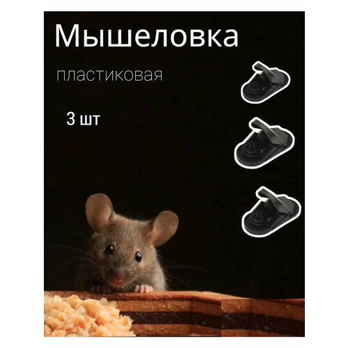 Мышеловка пластиковая 3шт