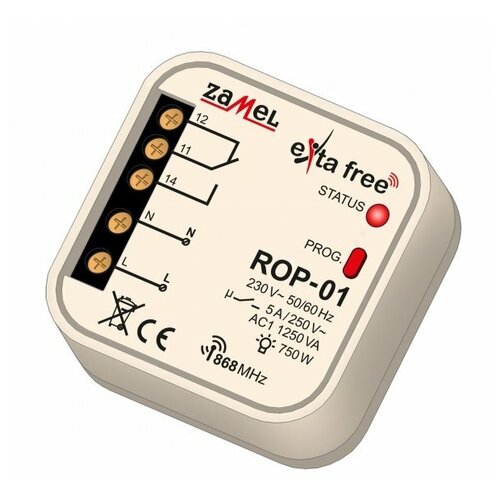 Таймеры  Яндекс Маркет Zamel Приемник встраиваемый (1 канал) ROP-01