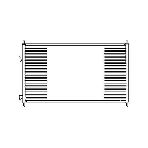  NISSENS 94771 Конденсер HONDA CIVIC 1.4-2.0 A/T 01-06