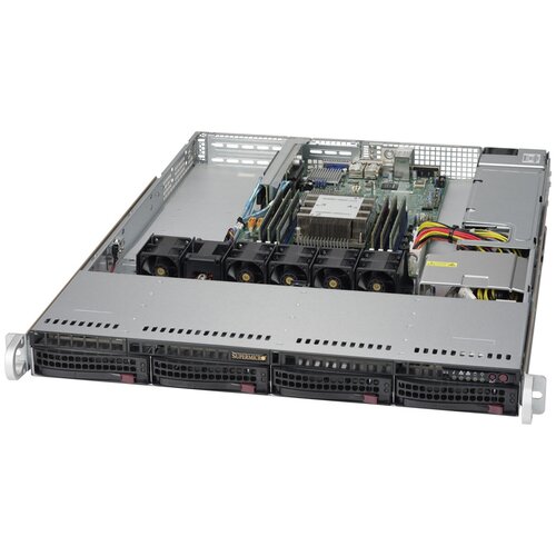 Сервер Supermicro SuperServer 5019P-WT без процессора/без ОЗУ/без