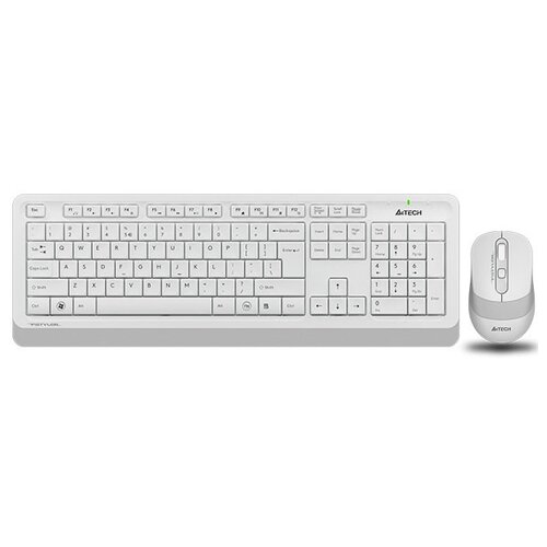 Комплект клавиатура + мышь A4Tech FG1010 WHITE USB