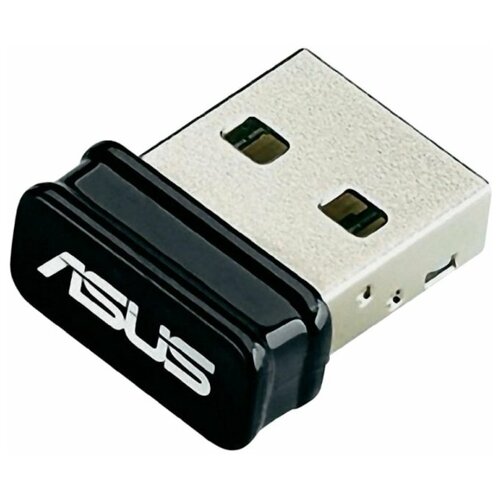 Сетевые адаптеры Адаптер ASUS USB-N10 NANO Wireless 802.11n/2.4GHz/USB 2.0/15