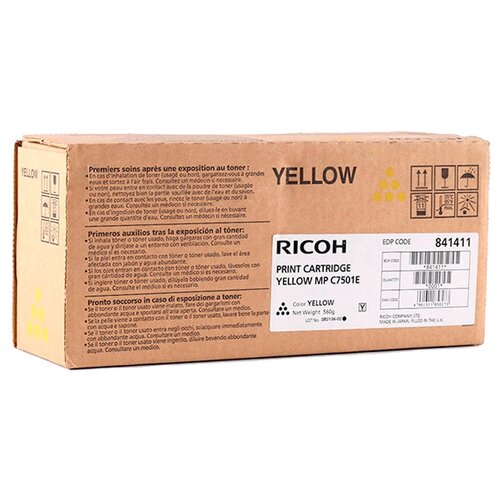 Тонер Ricoh 841411/842074 желтый тип MPC7501E для MP C6501/C