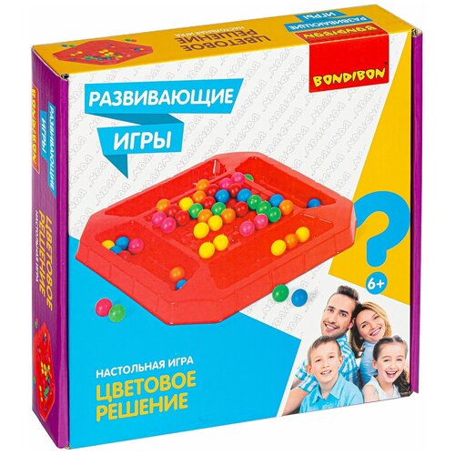 Логическая игра Bondibon Цветовое решение (ВВ4517)