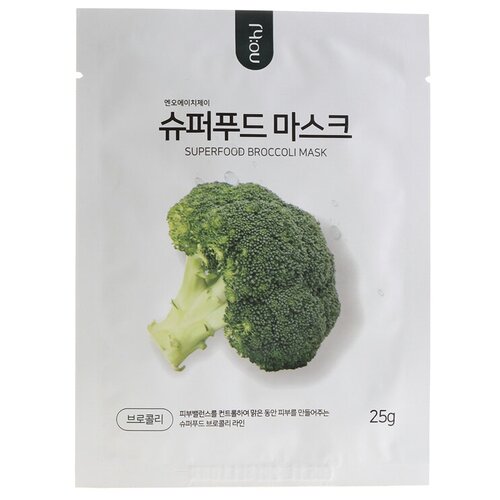 Маска для лица тканевая очищающая Nohj Superfood Broccoli 25