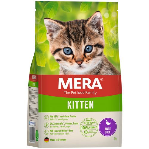 Сухой корм для котят Mera Cats Kitten Duck с уткой 400 г