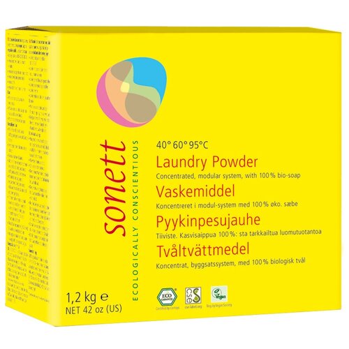 Стиральный порошок Sonett Washing powder, 2.4 кг