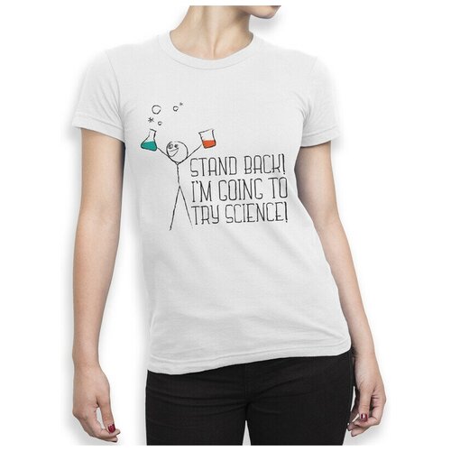 Футболка DreamShirts Наука Женская Белая XS