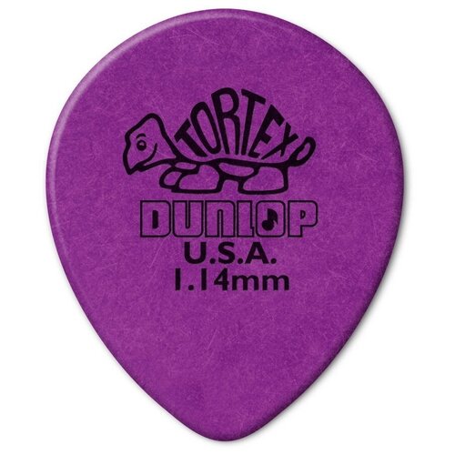 Аксессуары для гитар Медиатор DUNLOP 413R1.14 Tortex Tear Drop