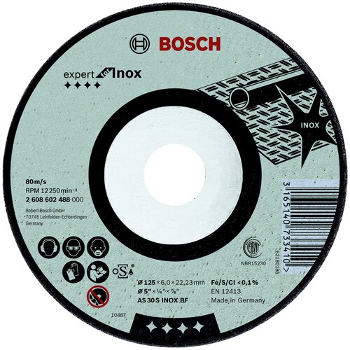 Шлифовальный абразивный диск BOSCH Expert for Inox 2608600539, 1