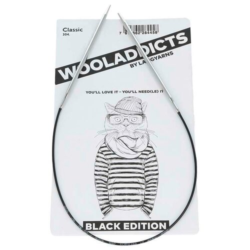  Спицы круговые супергладкие WOOLADDICTS Classic №12, 120 см латунь, пластик